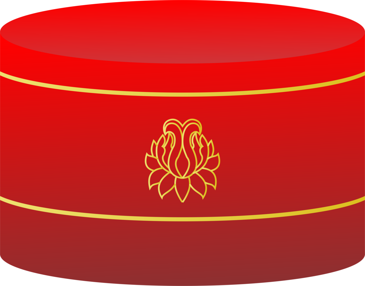 Red display element for Chinese new year PNG