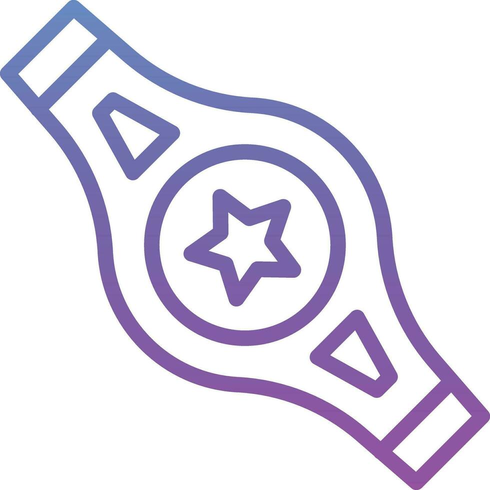 Champion Belt Vector Icon