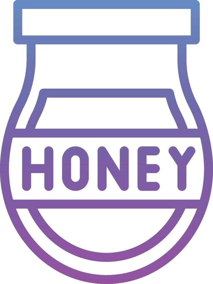 Honey Jar Vector Icon