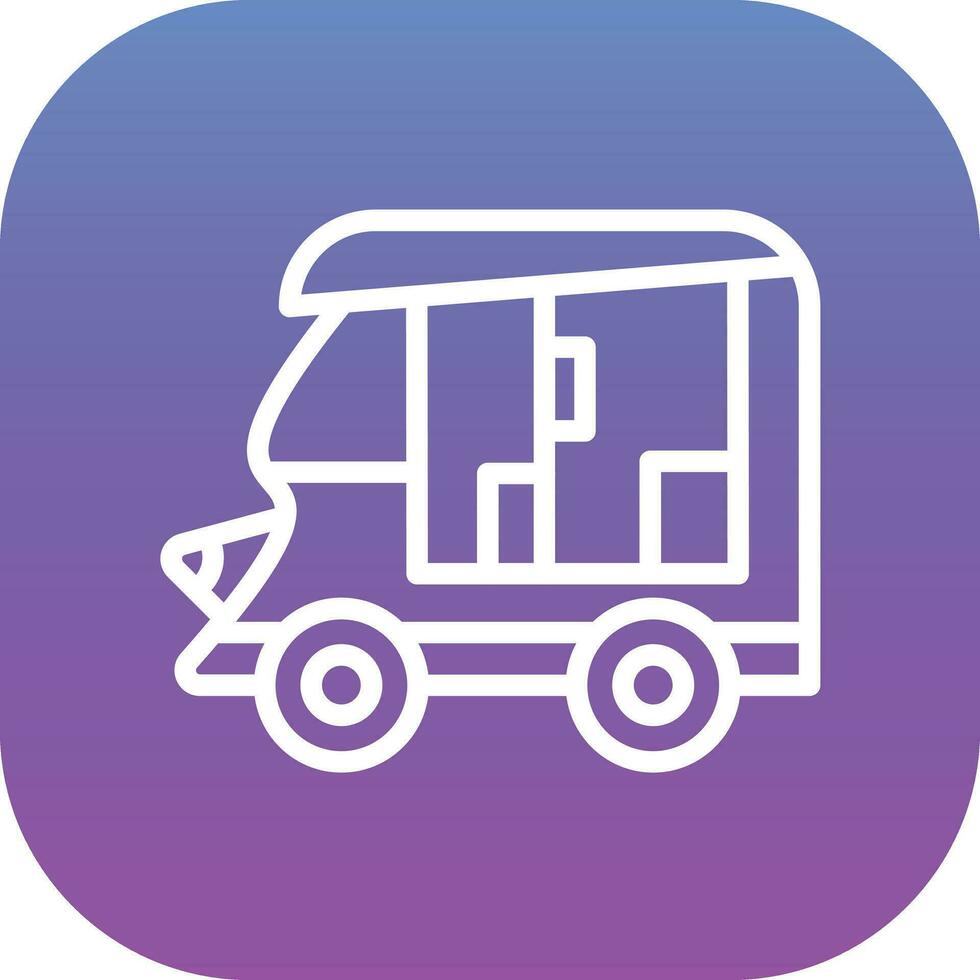 Tuk Tuk Vector Icon