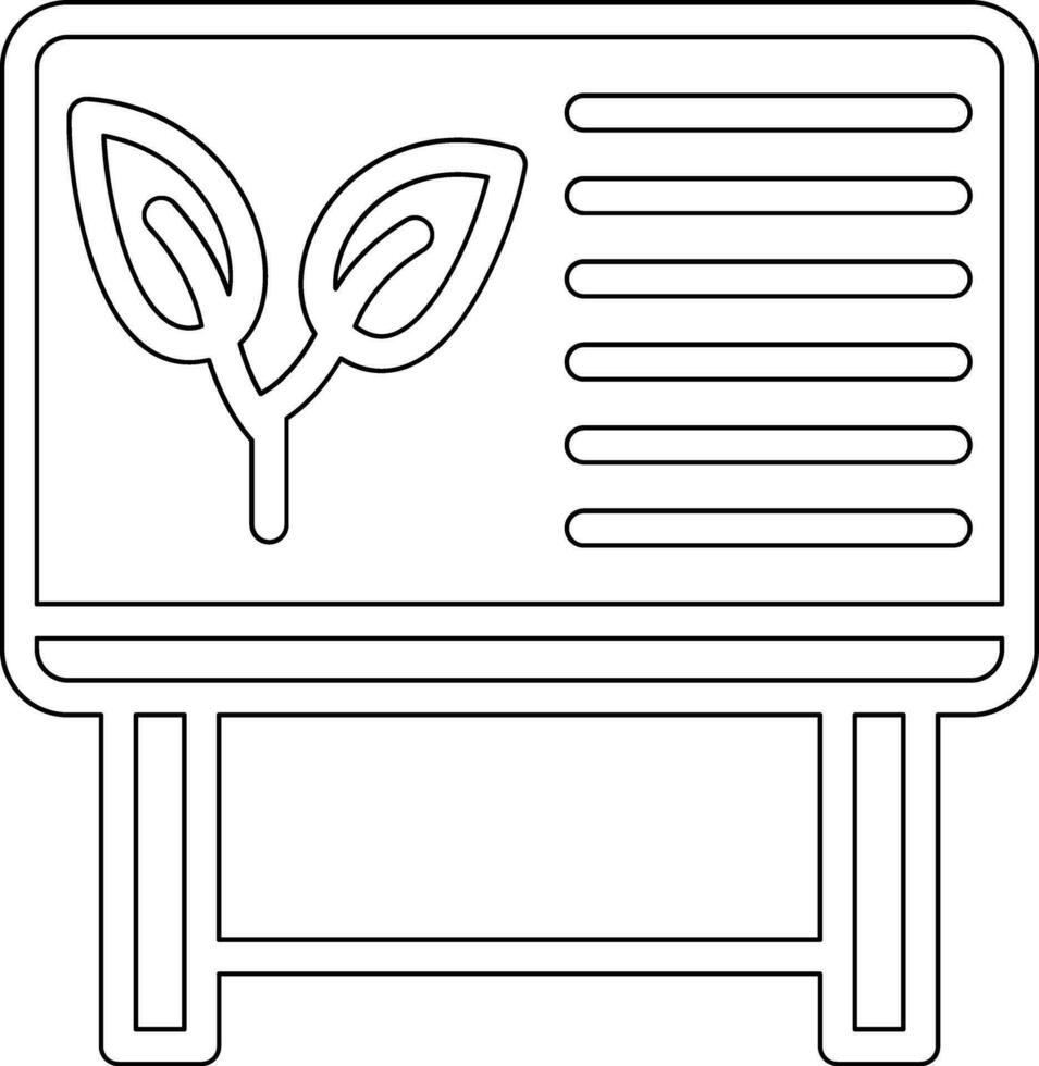 Eco Presentation Vector Icon