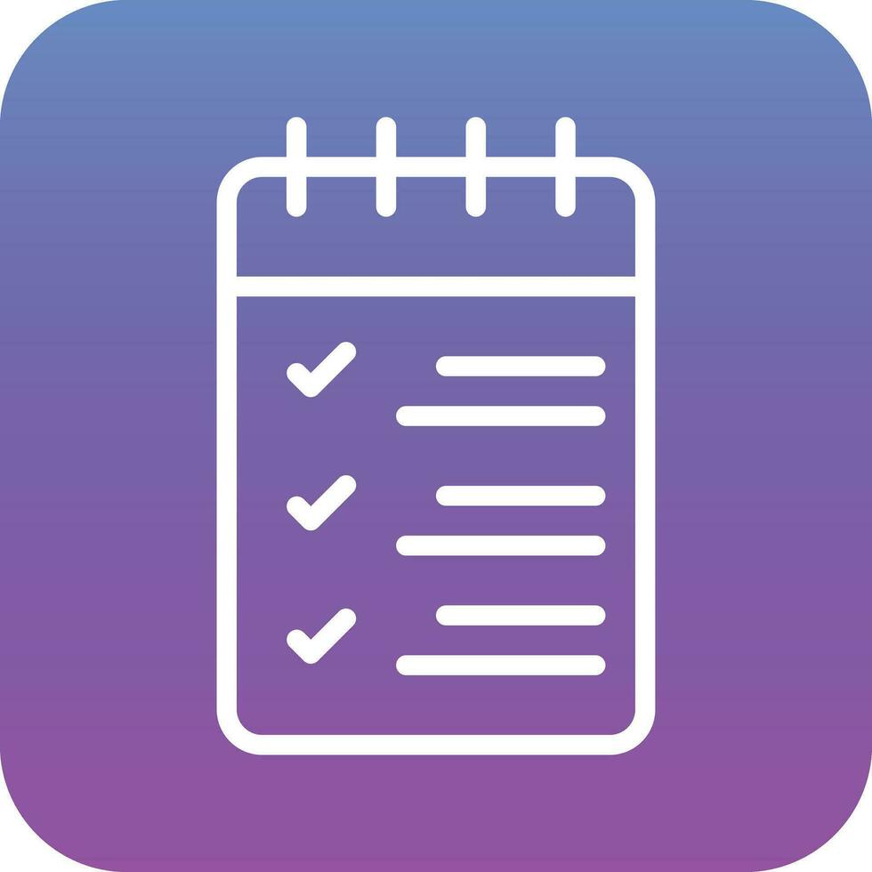 Tasks Vector Icon