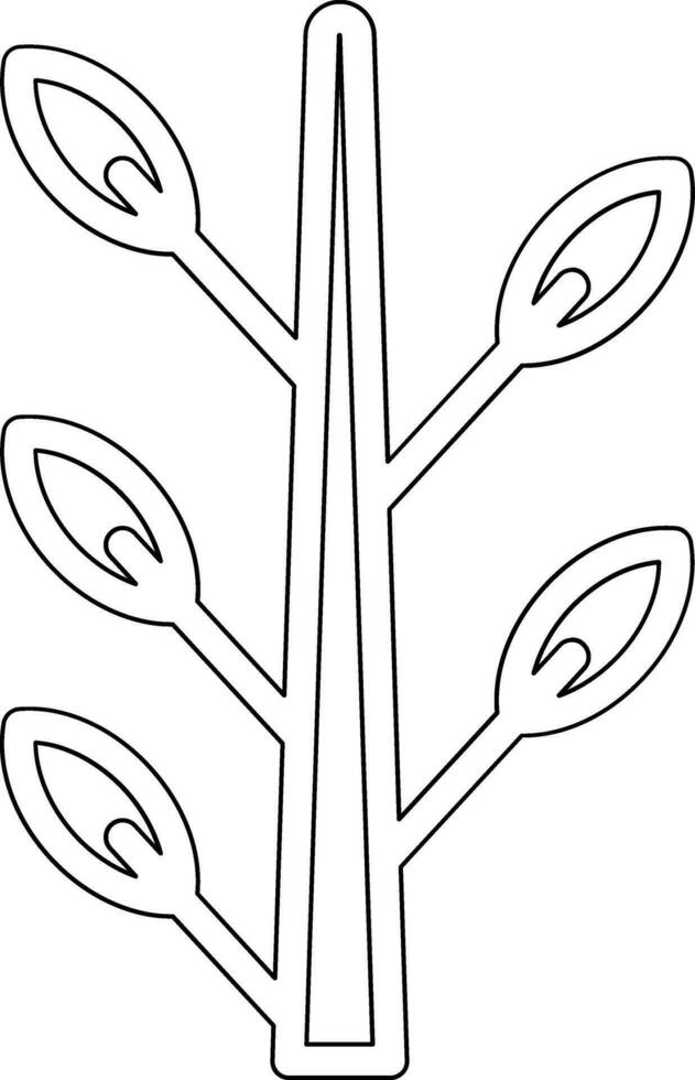 Tree Branch Vector Icon