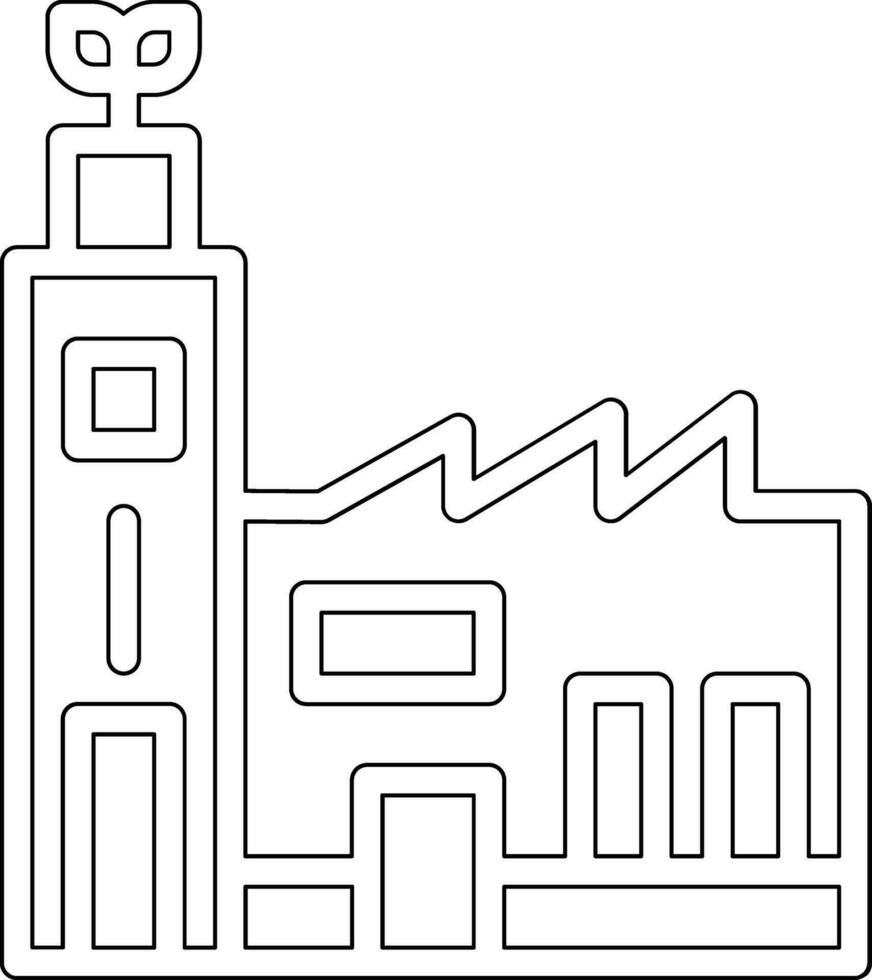 Green Factory Vector Icon