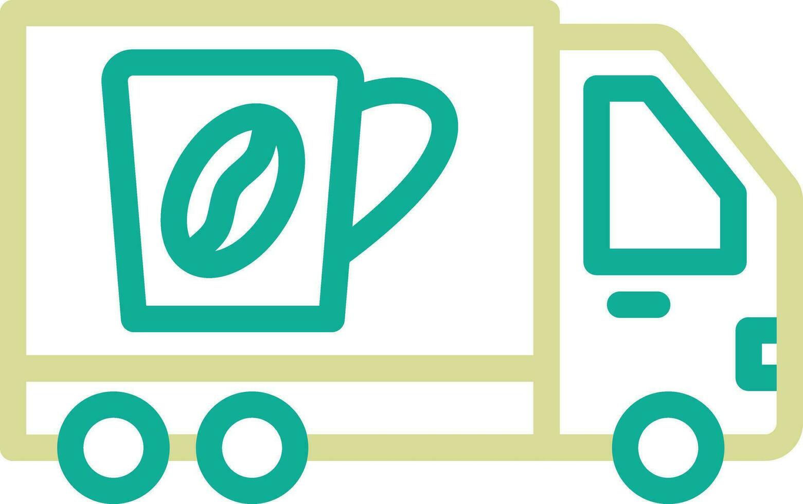 Coffee Truck Vector Icon