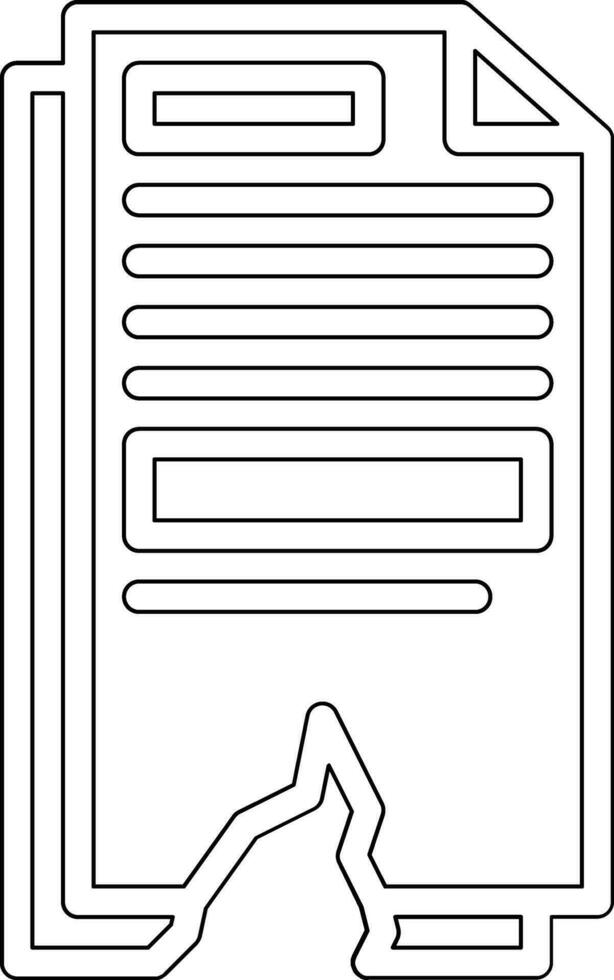 Data Loss Vector Icon