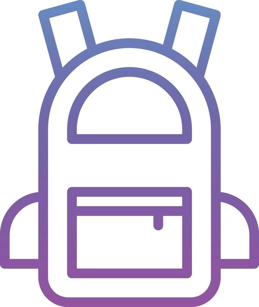 Backpack Vector Icon