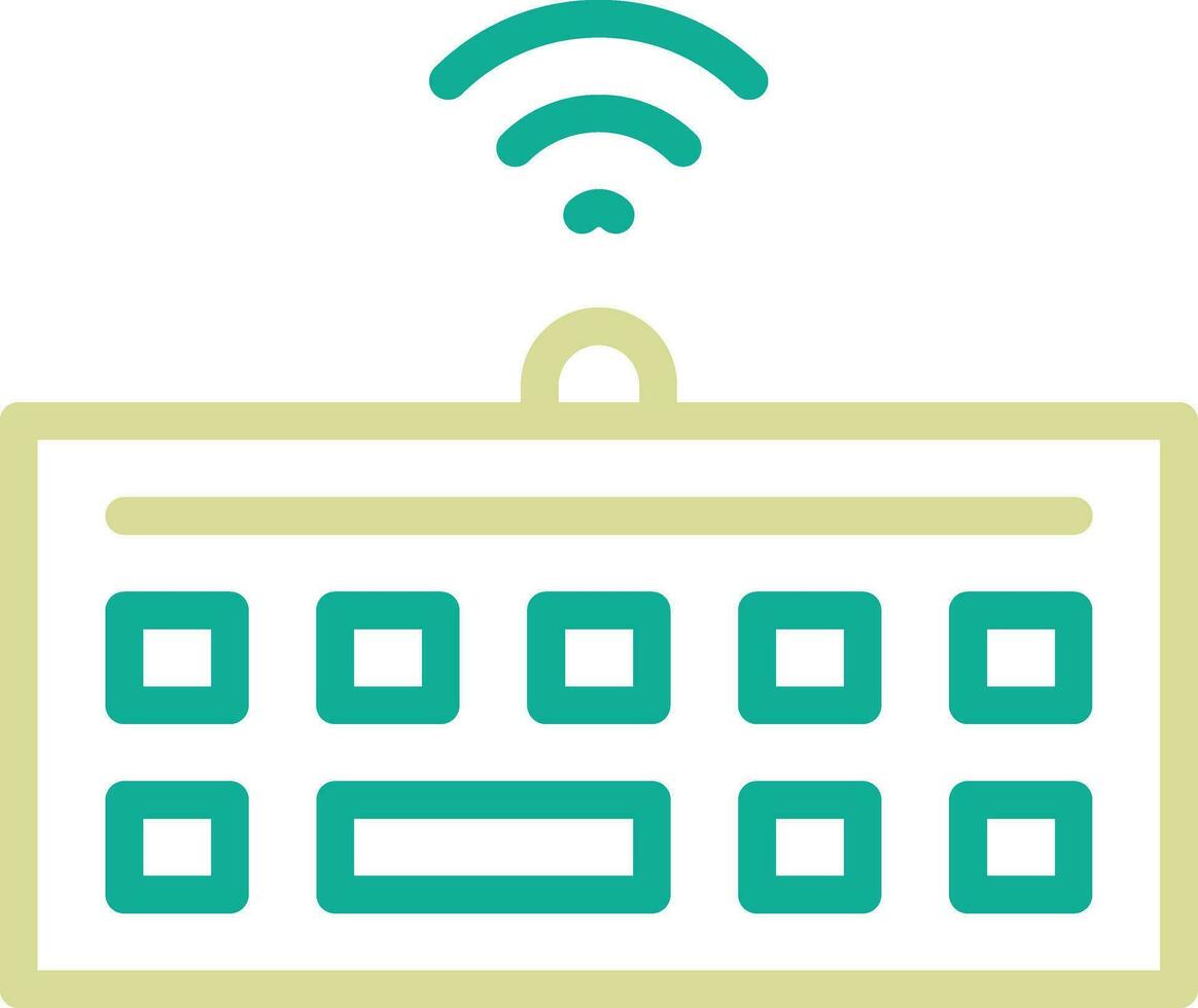Wireless Keyboard Vector Icon