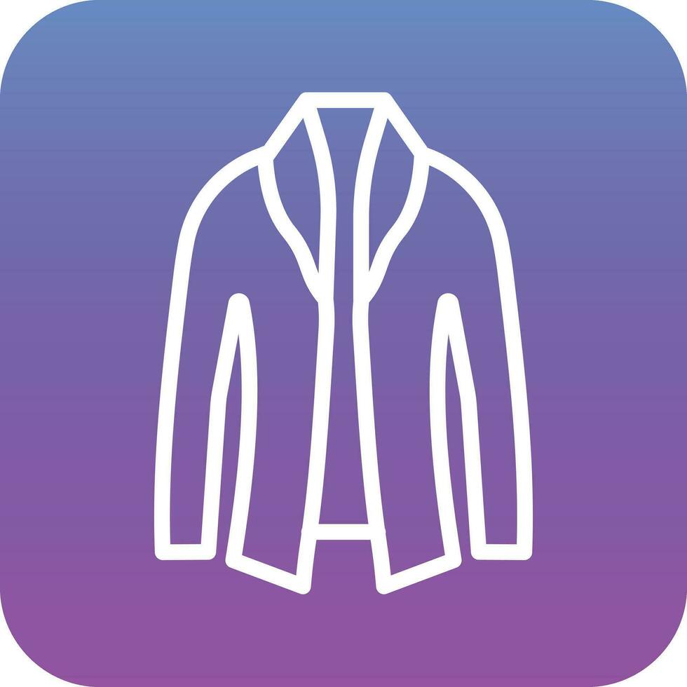 Business Coat Vector Icon