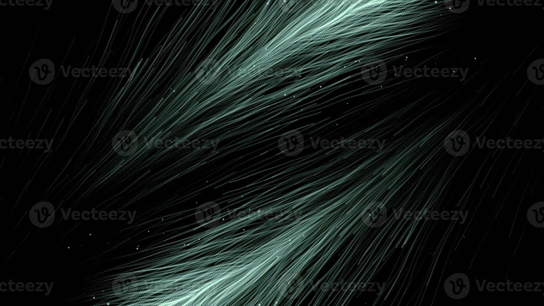 Black background with animation.Motion.Bright lines of light color spread across the footage on a dark background in abstraction. photo