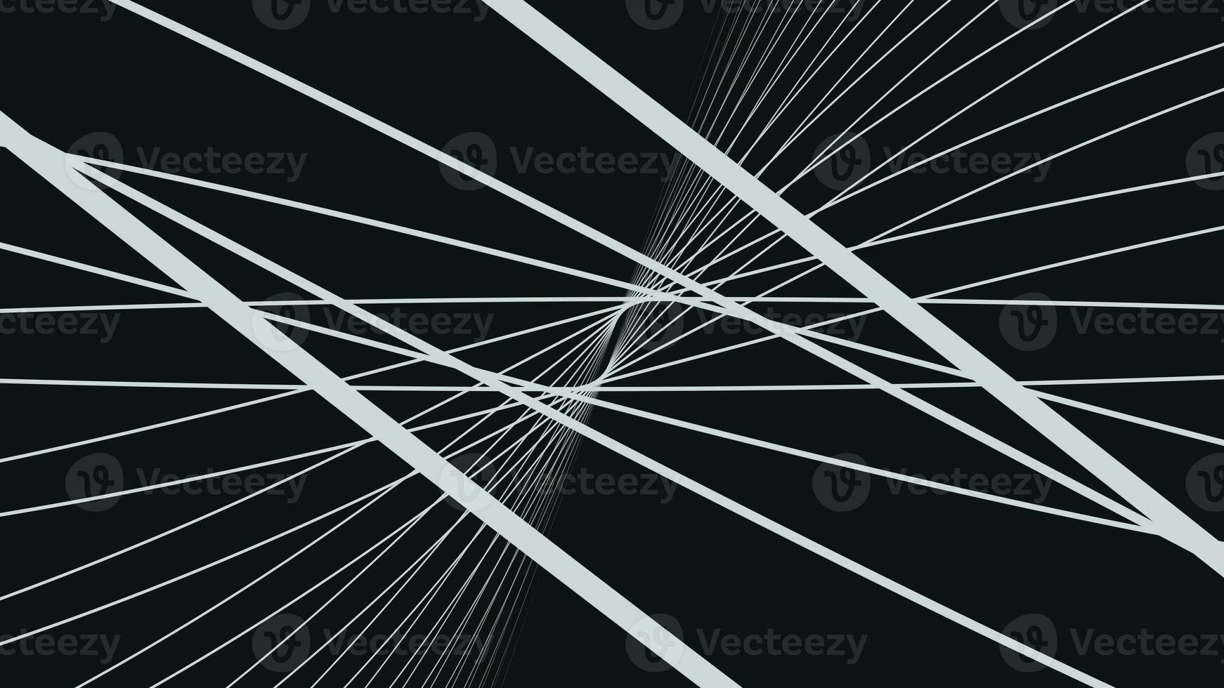 Abstract animation of lines. Abstract background of lines moving in space photo