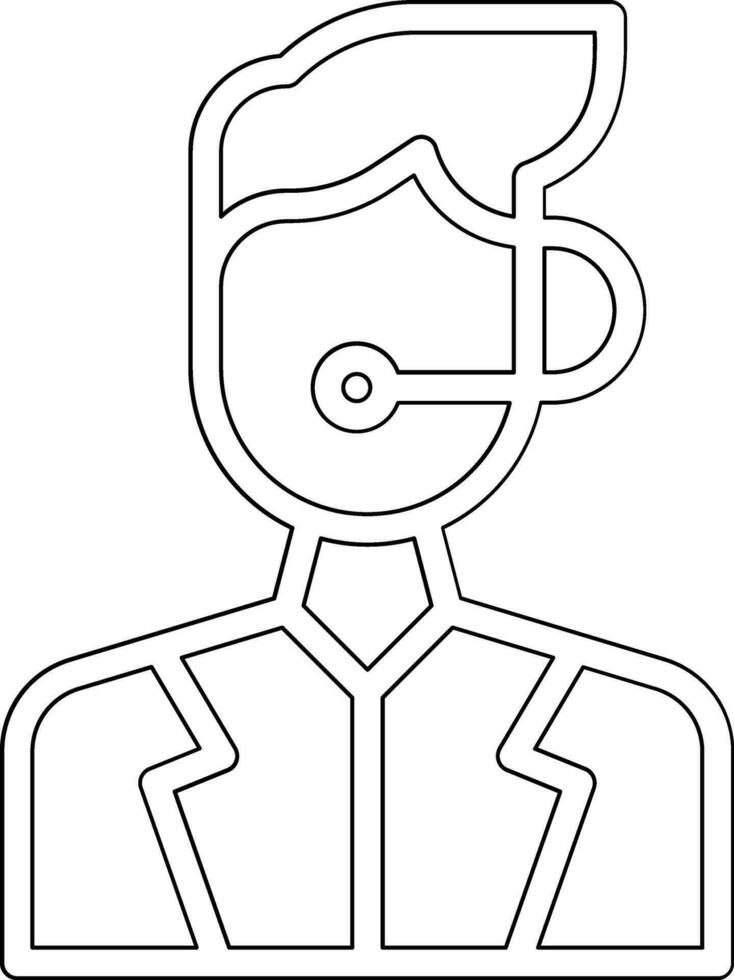 Customer Service Agent Vector Icon