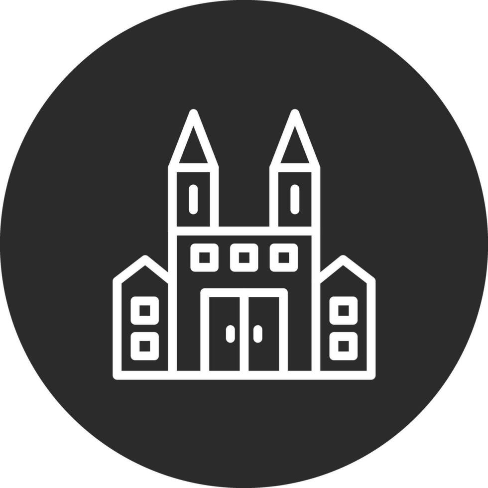 icono de vector de campus