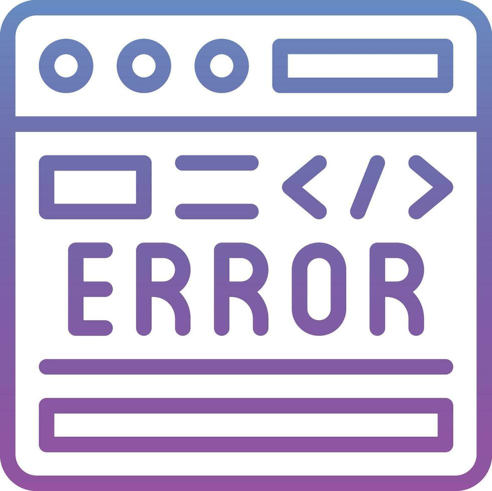 Code Error Vector Icon