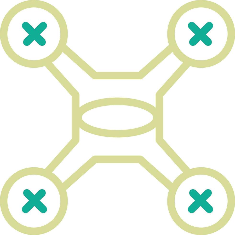 icono de vector de dron