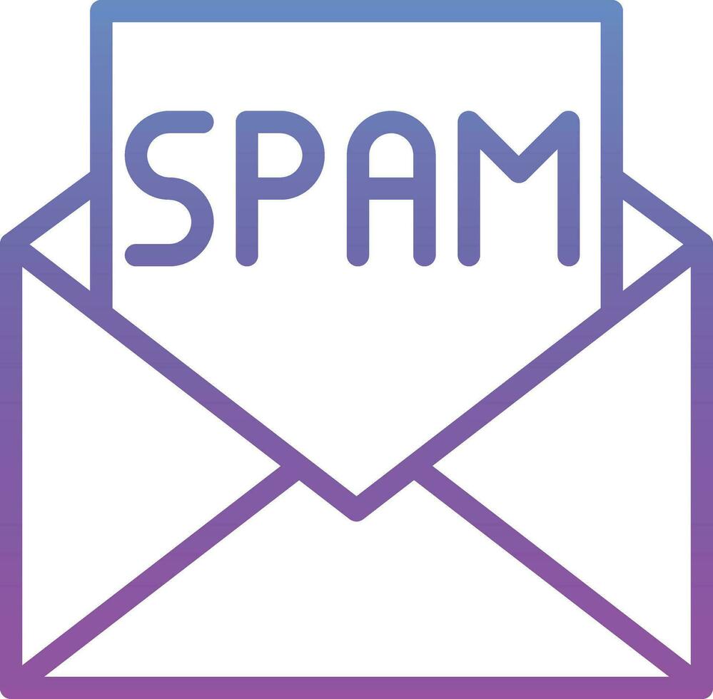 Spam Email Vector Icon