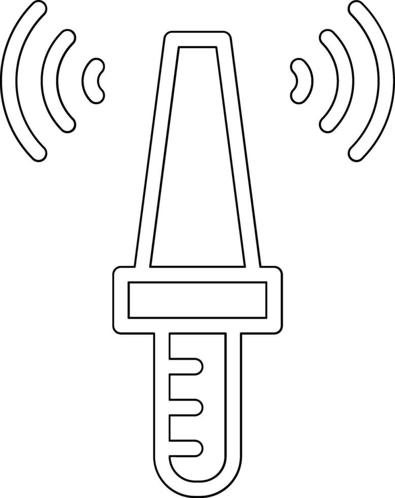 Metal Detector Vector Icon