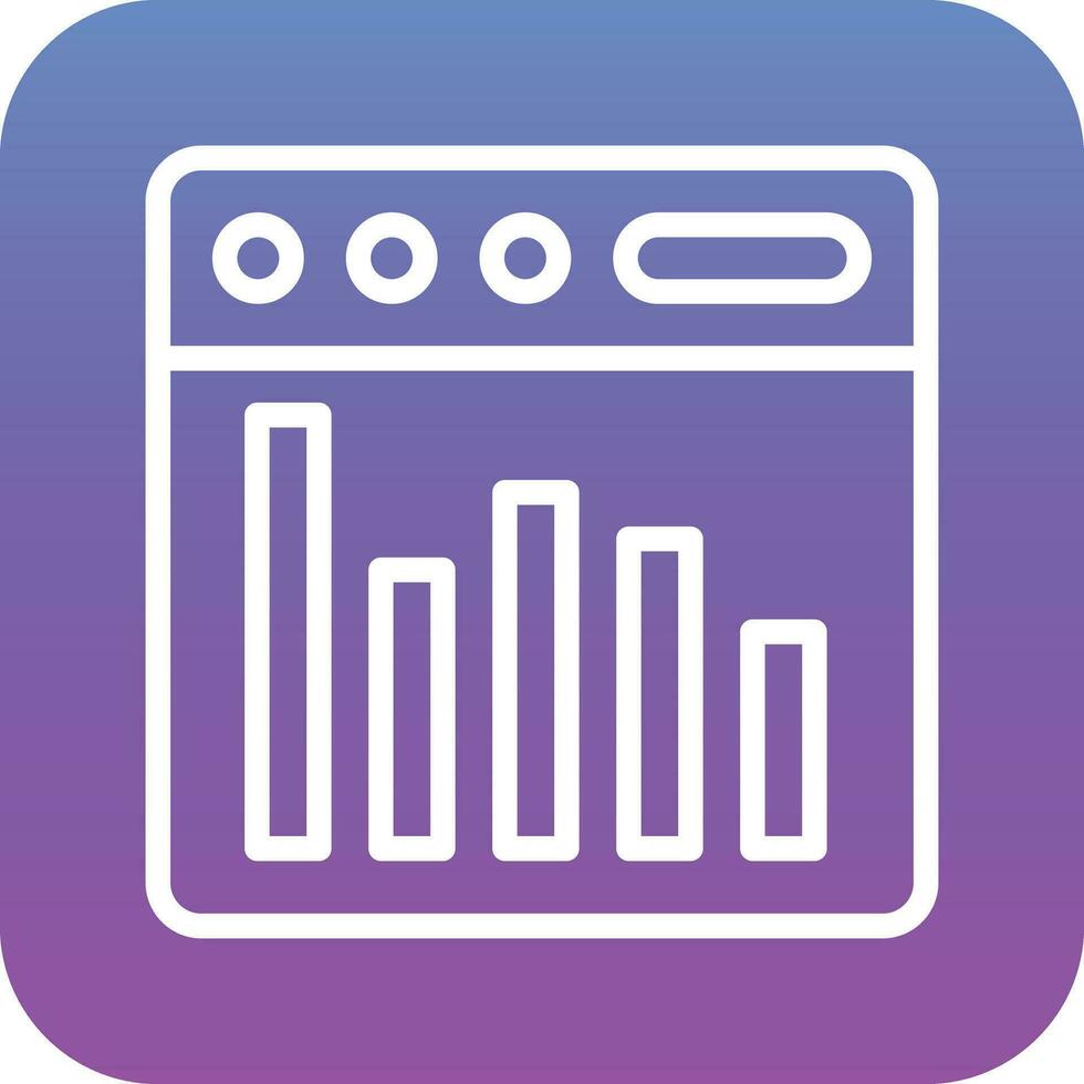 Webpage Statistics Vector Icon