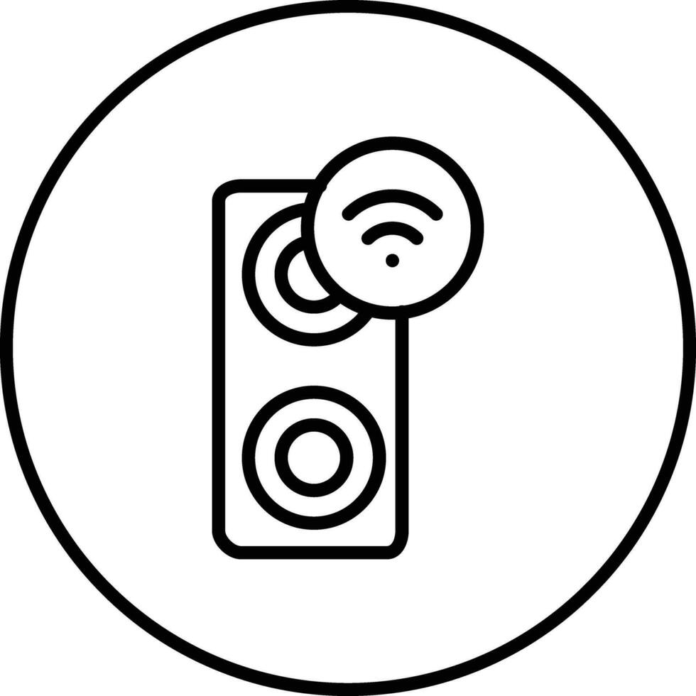 Smart Speaker Vector Icon