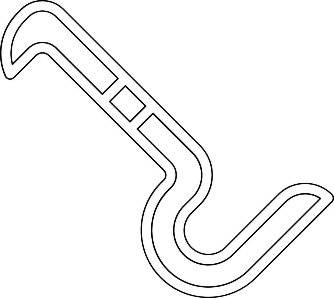Crowbar Vector Icon