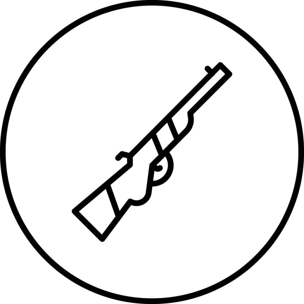 rifle vector icono