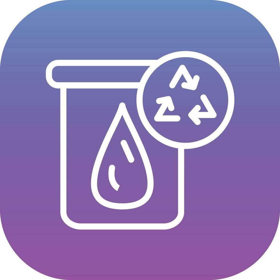 Water Recycle Vector Icon