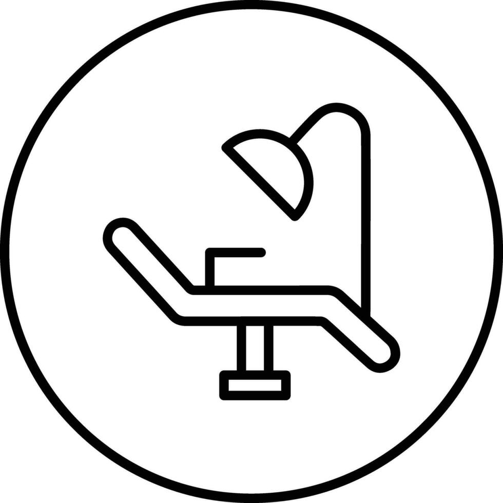 Dental Chair Vector Icon