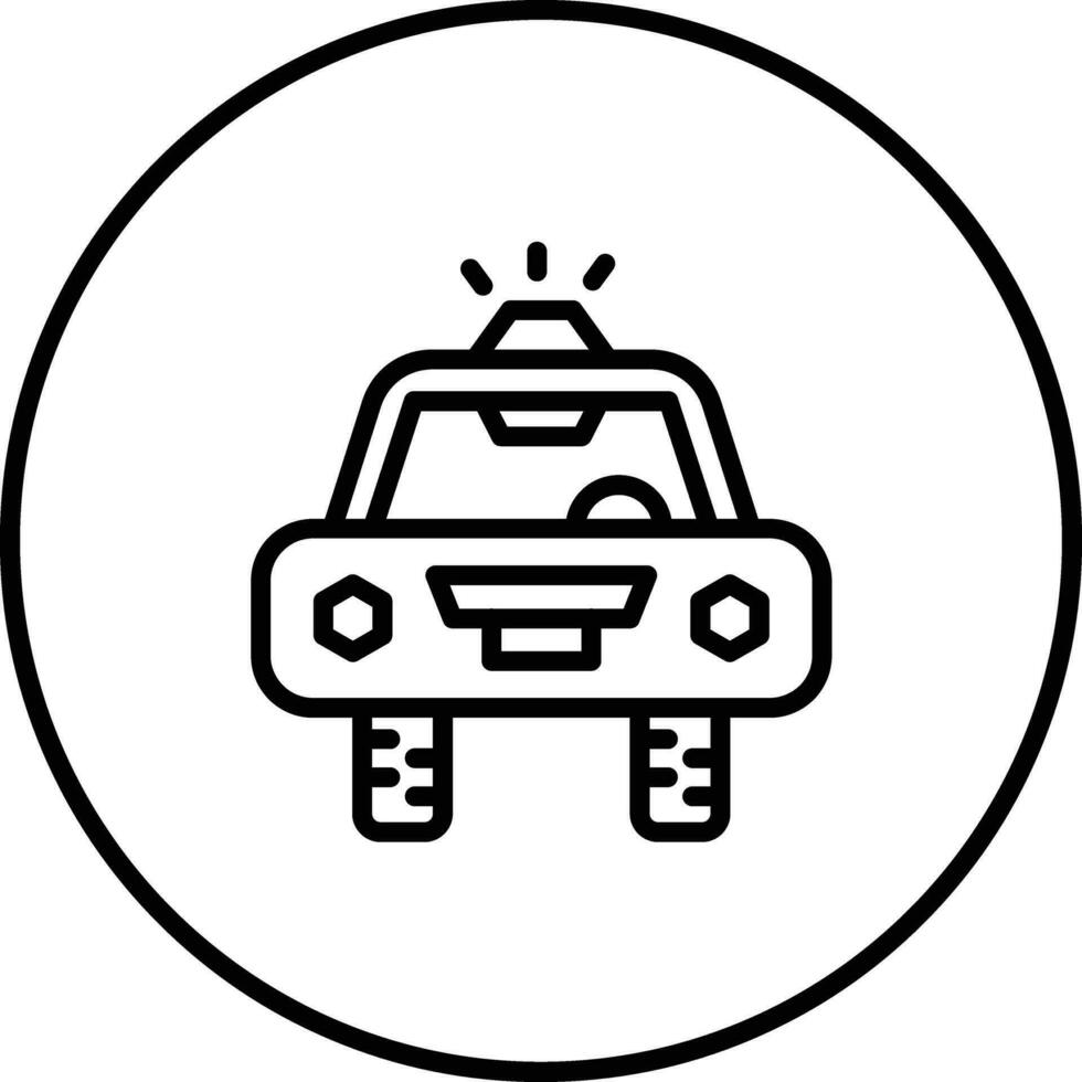 Police Car Vector Icon