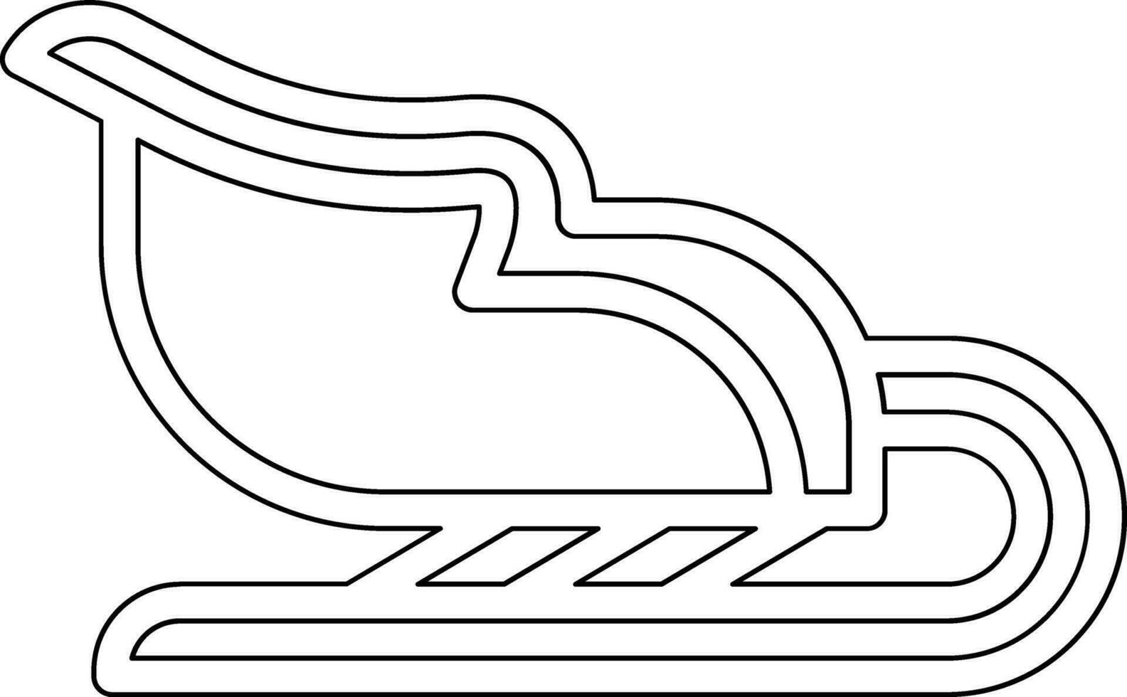 Sleigh Vector Icon