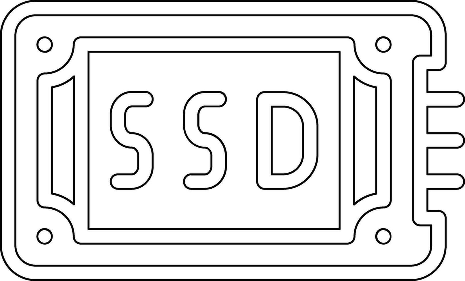 Ssd Vector Icon