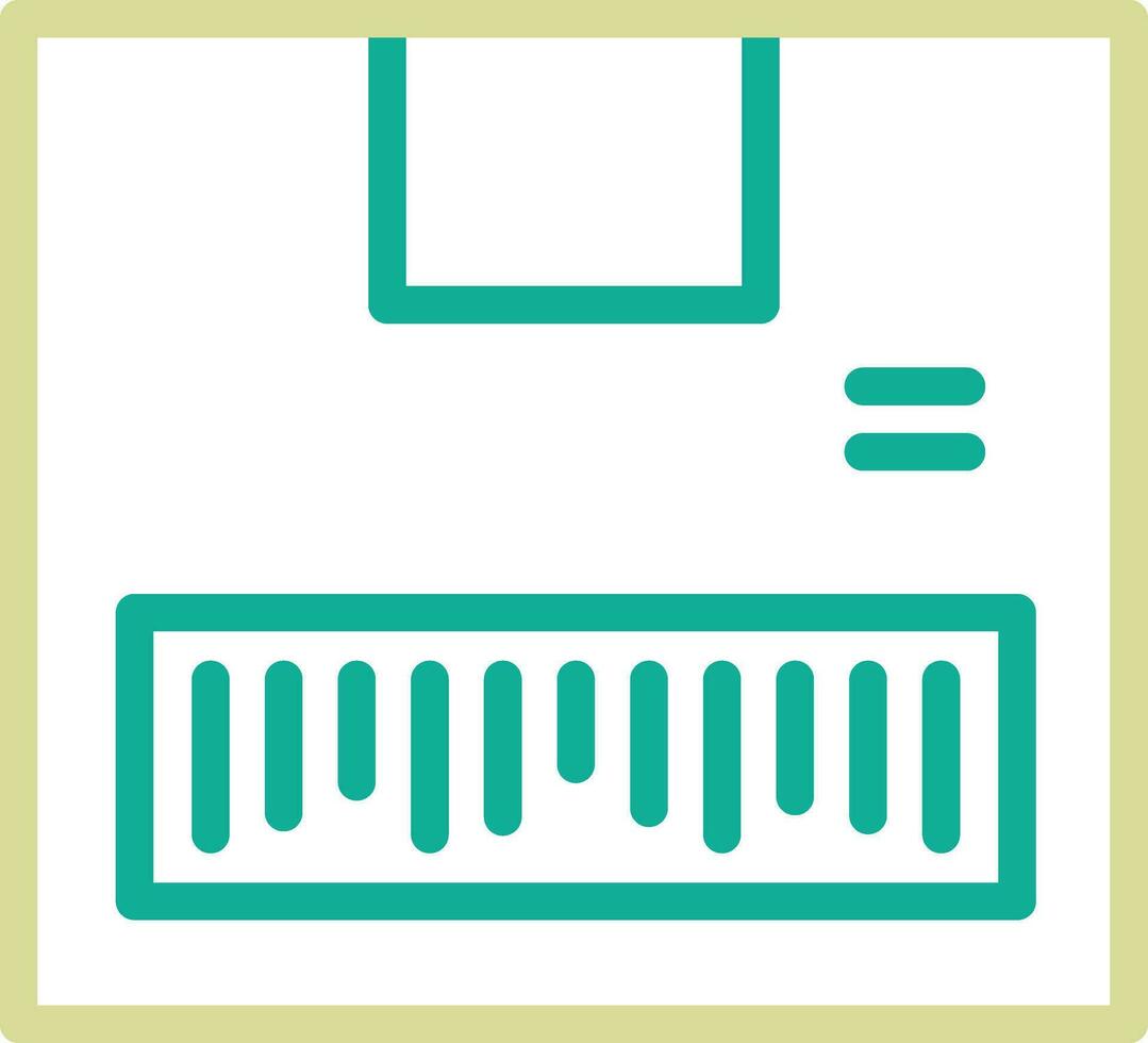 Package Barcode Vector Icon