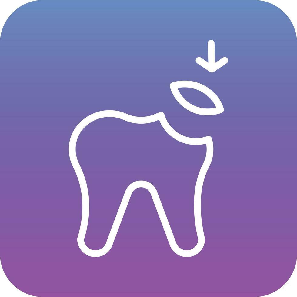 Dental Filling Vector Icon