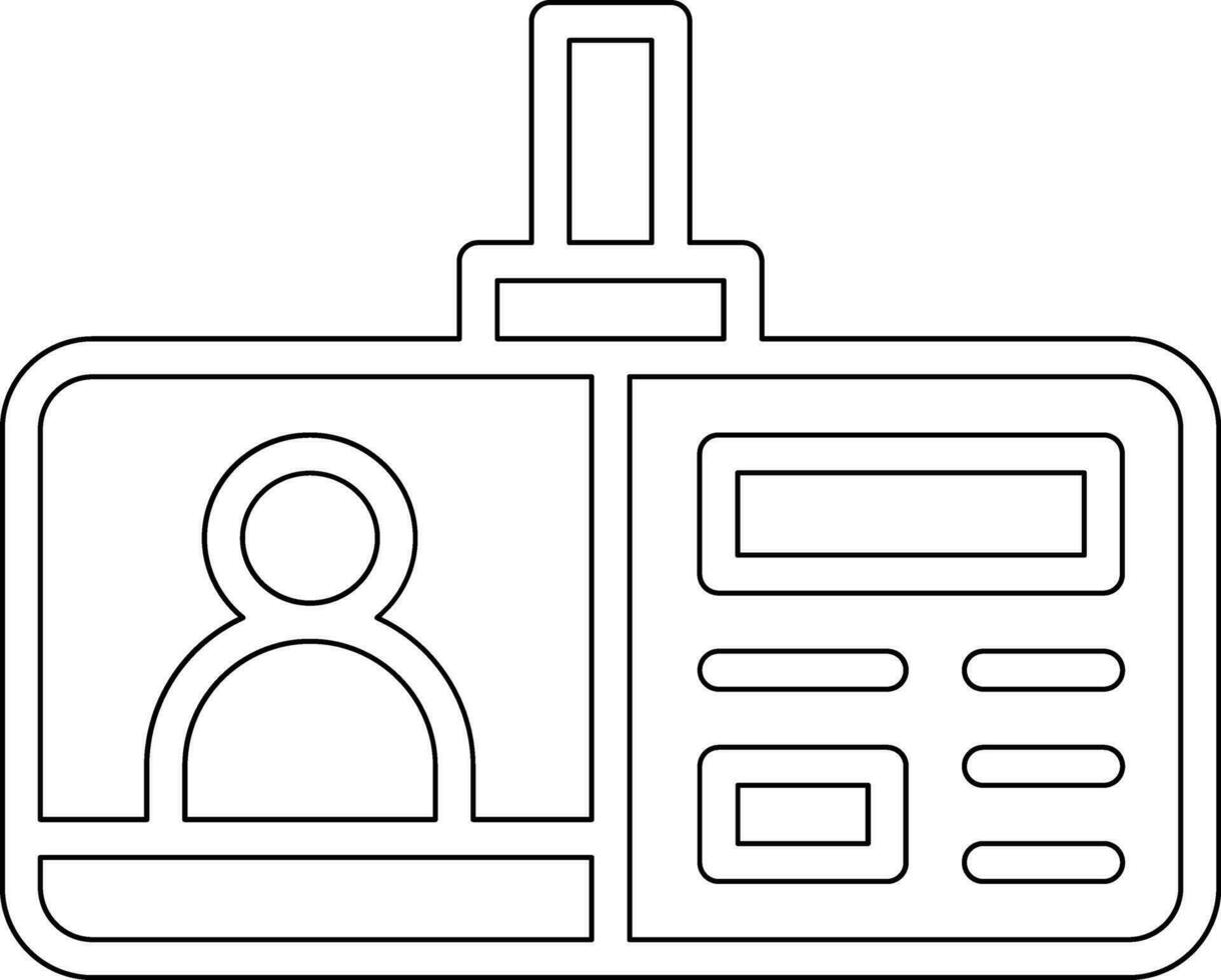 ID Card Vector Icon