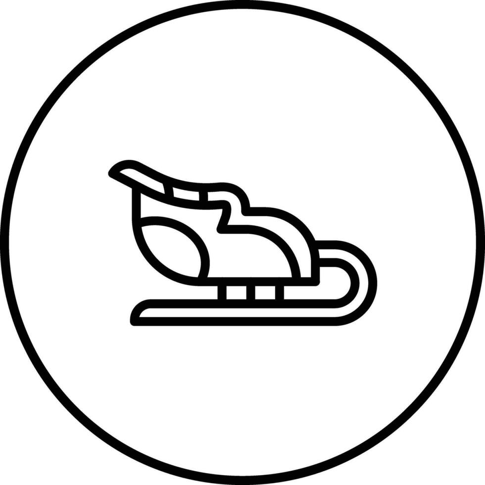 Sled Vector Icon