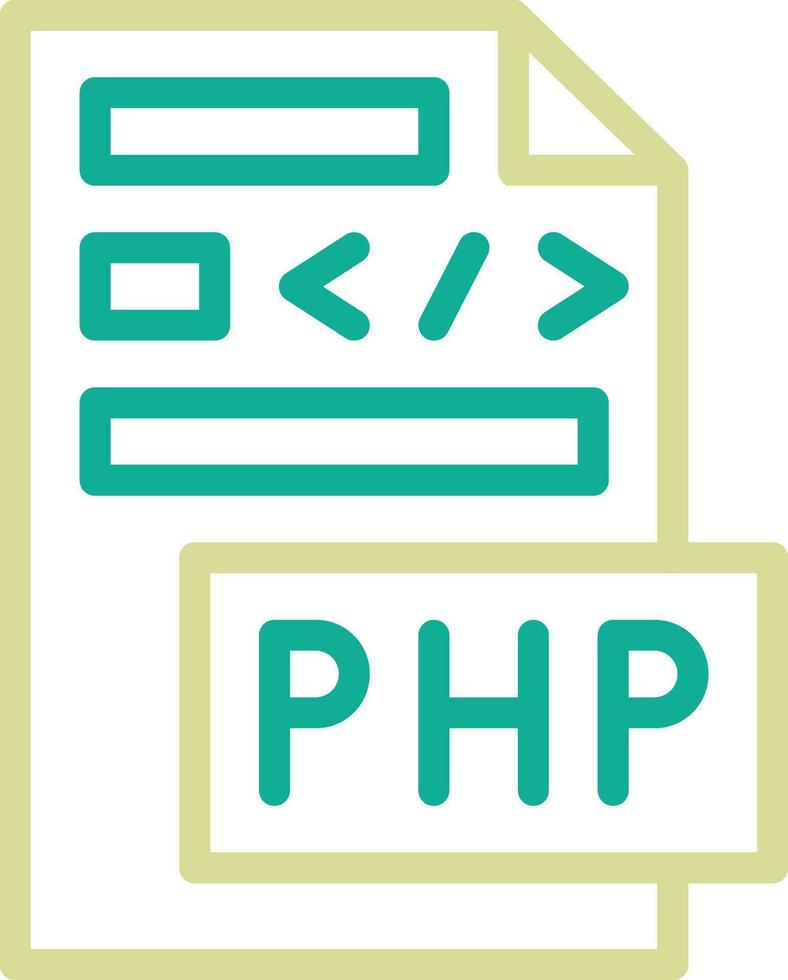 PHP File Vector Icon