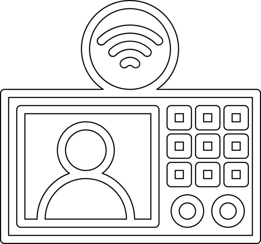 Intercom Vector Icon