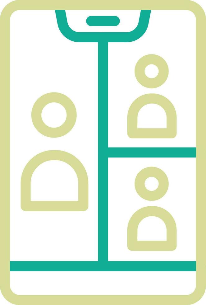 Online Meeting Vector Icon