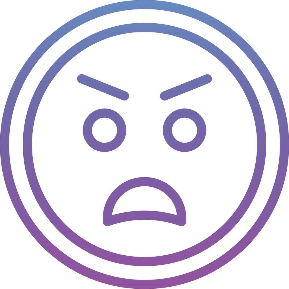 Anger Vector Icon