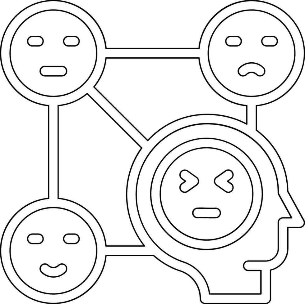 Emotional intelligence Vector Icon