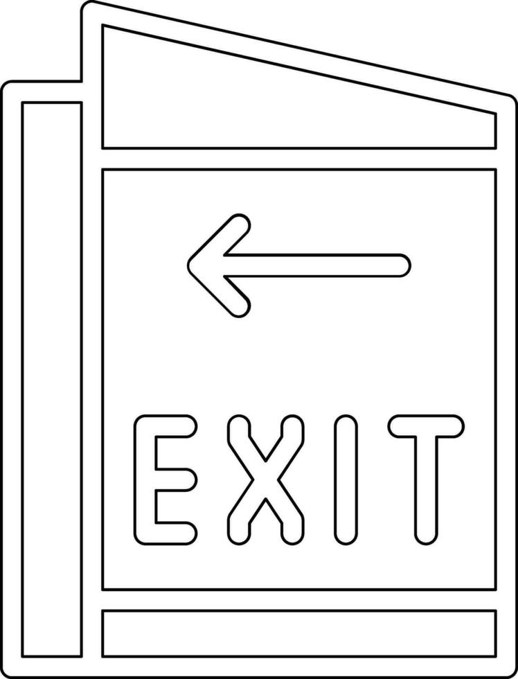 Exit Vector Icon