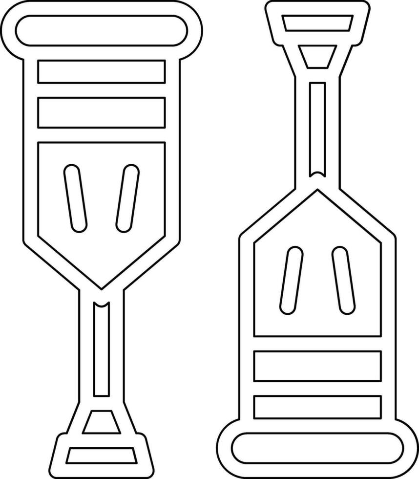Wooden Leg Vector Icon