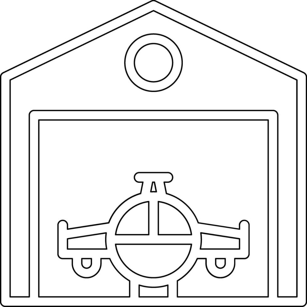 Hangar Vector Icon