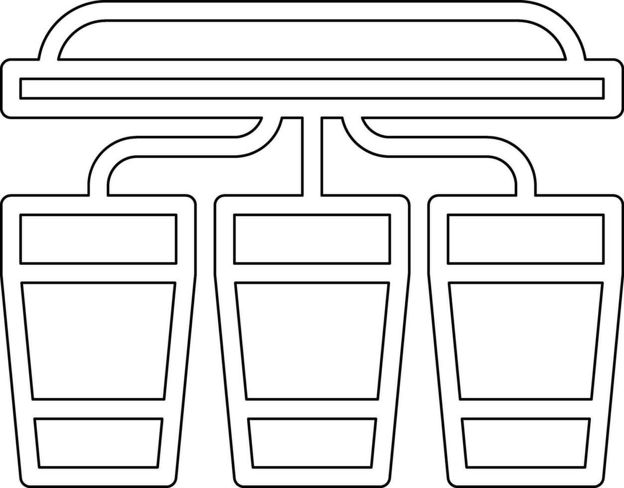 Sorting Machine Vector Icon