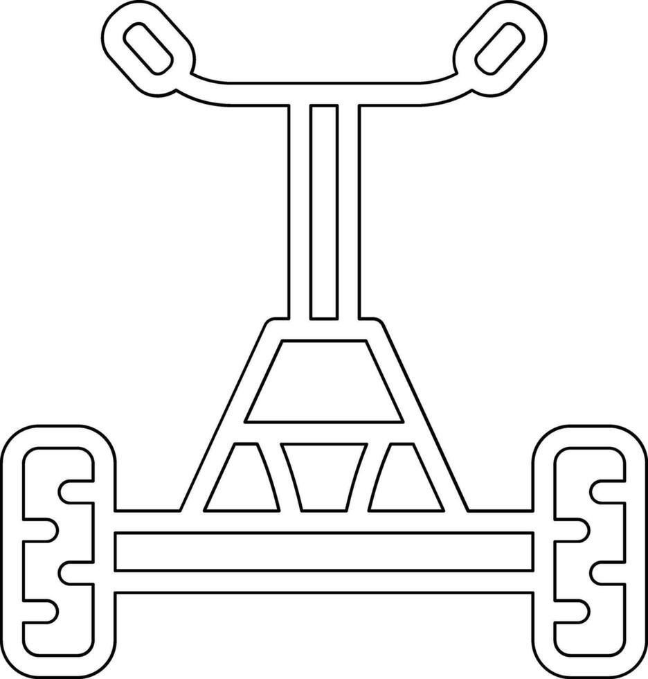 segway vector icono