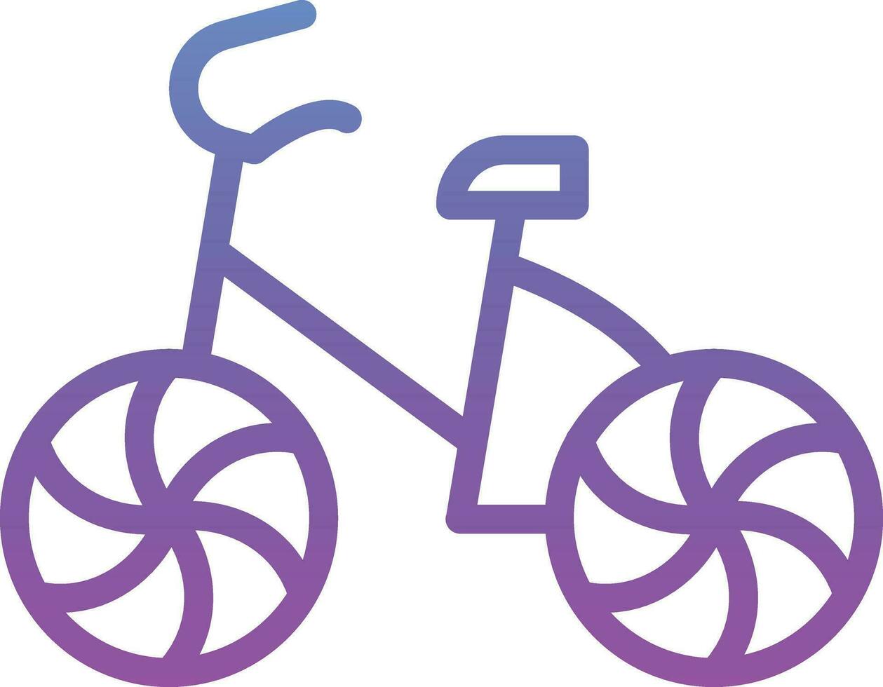 icono de vector de bicicleta