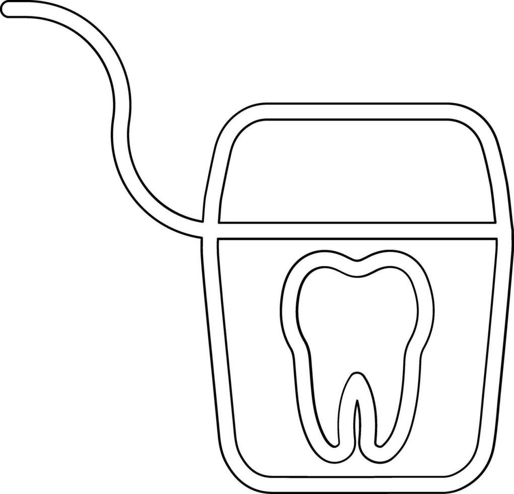 Dental Floss Vector Icon