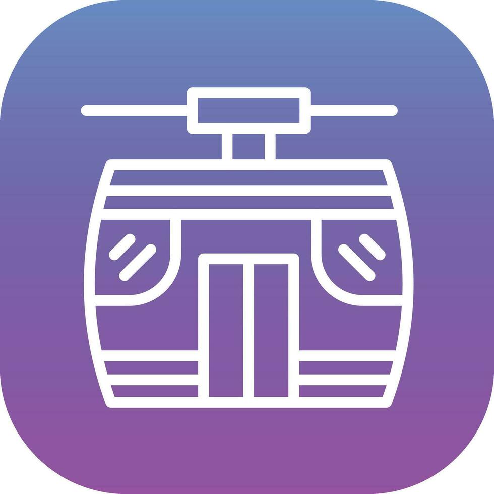 Cable Car Vector Icon