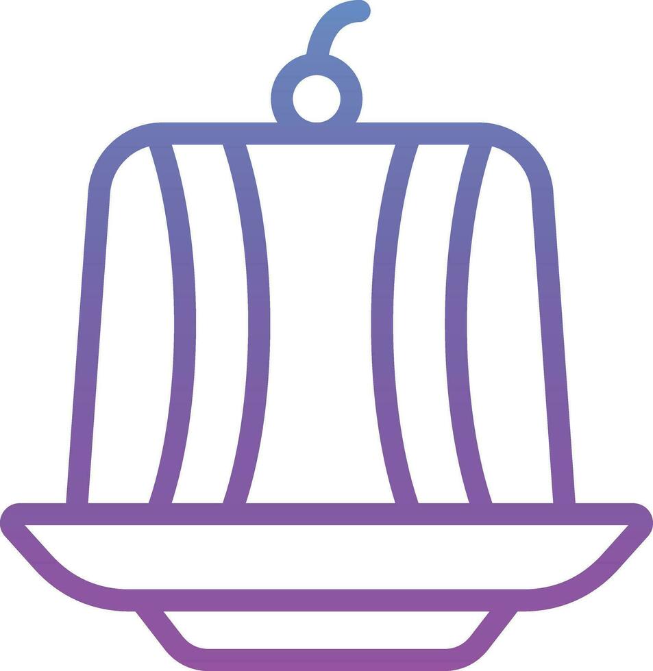 Pudding Vector Icon