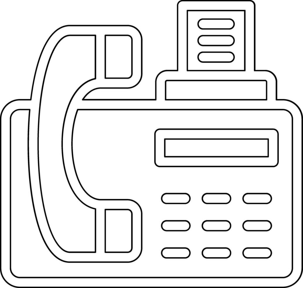 Fax Vector Icon