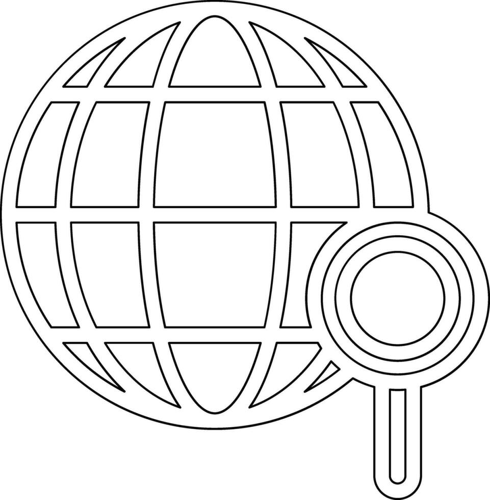 Global Research Vector Icon